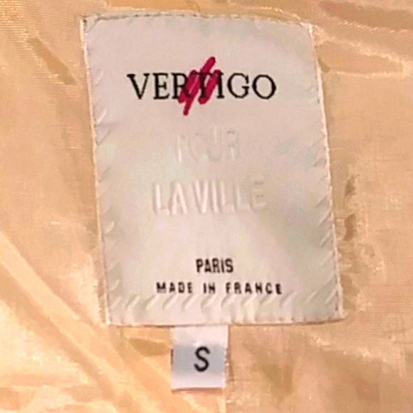 🔥Stunning Vertigo (Pour Laville Paris) Cream 2 Piece Pants Suit - Picture 15 of 16